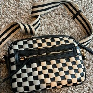 Checkered print bag